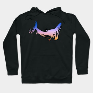 Humpback Whale In Sunset Colors Hoodie